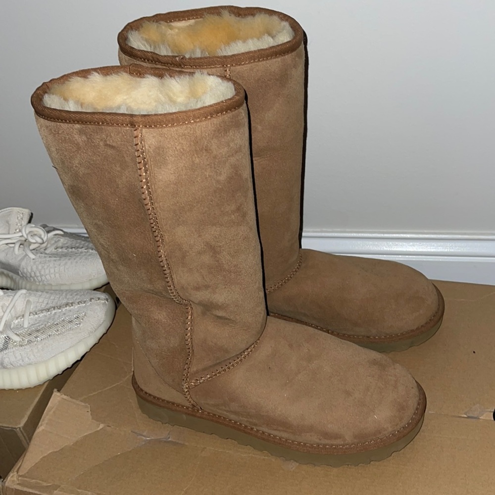 Size 8 Tan Uggs Tall